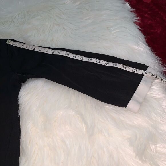 J Crew V-Neck Black Shirt M - Picture 6 of 7